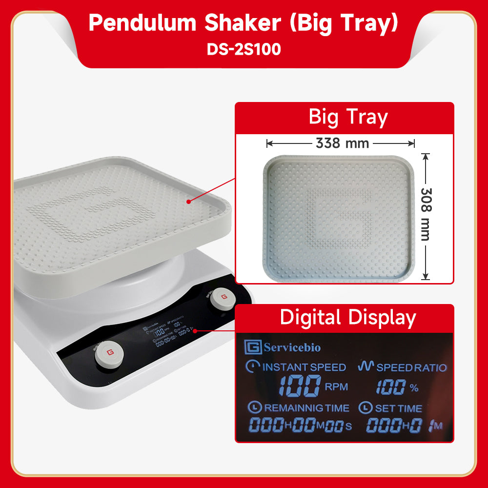 DS-2S100: Pendulum Shaker (Big Tray)