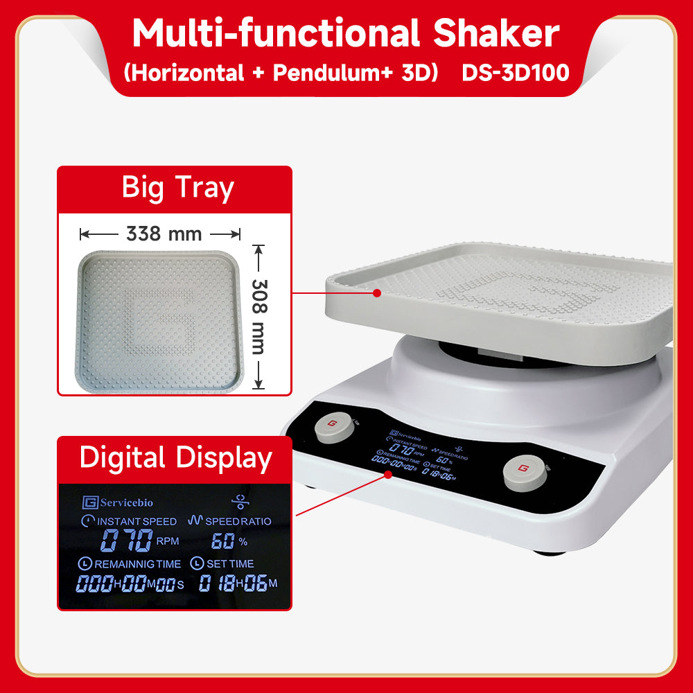 DS-3D100: Multi-function Shaker (Horizontal+Pendulum+3D)