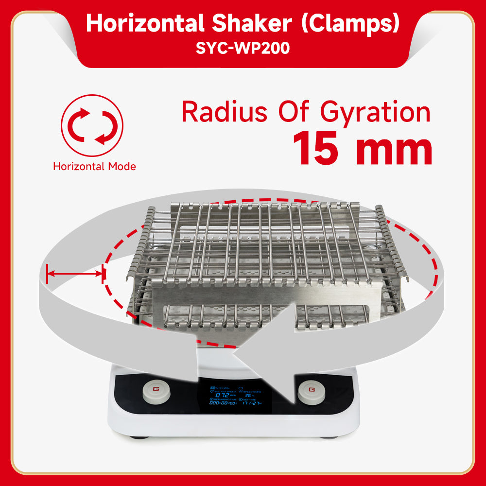 SYC-WP200: Horizontal Shaker (Clamps)