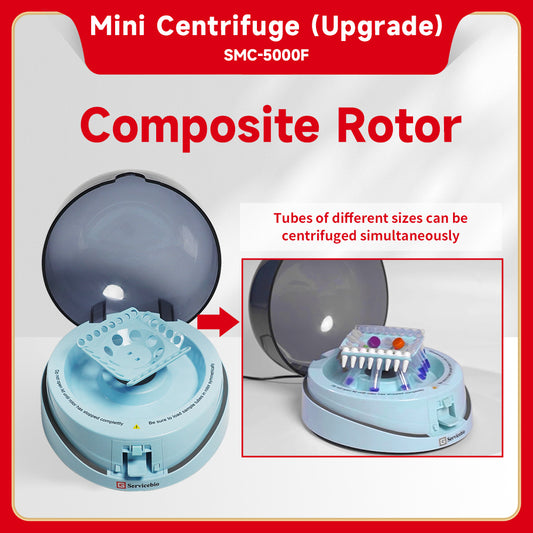 SMC-5000F: Mini Centrifuge (Upgraded, Integrated,5000rpm)